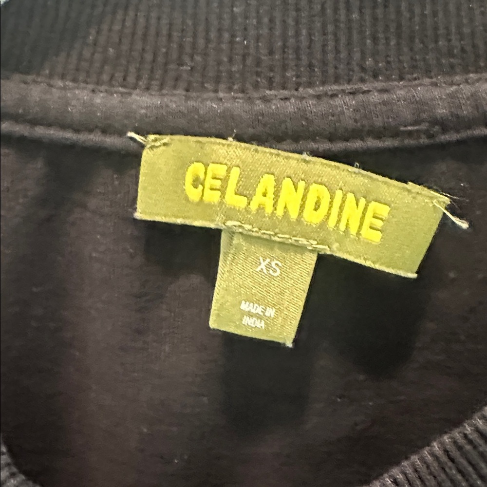 Celandine Black Muscle top cotton dress - Picture 3 of 5